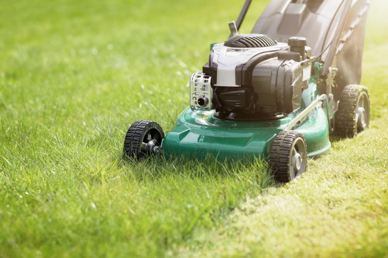 Lawn Care Equipment in Use