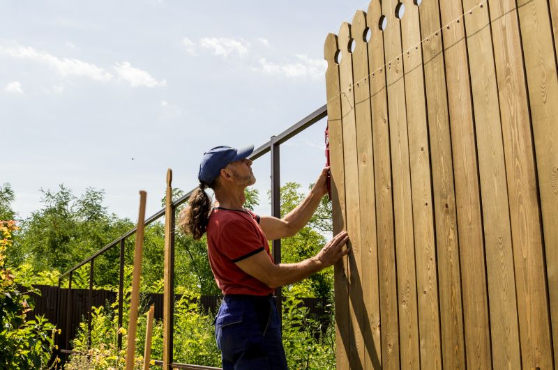 Completed Ivy Removal on Fence